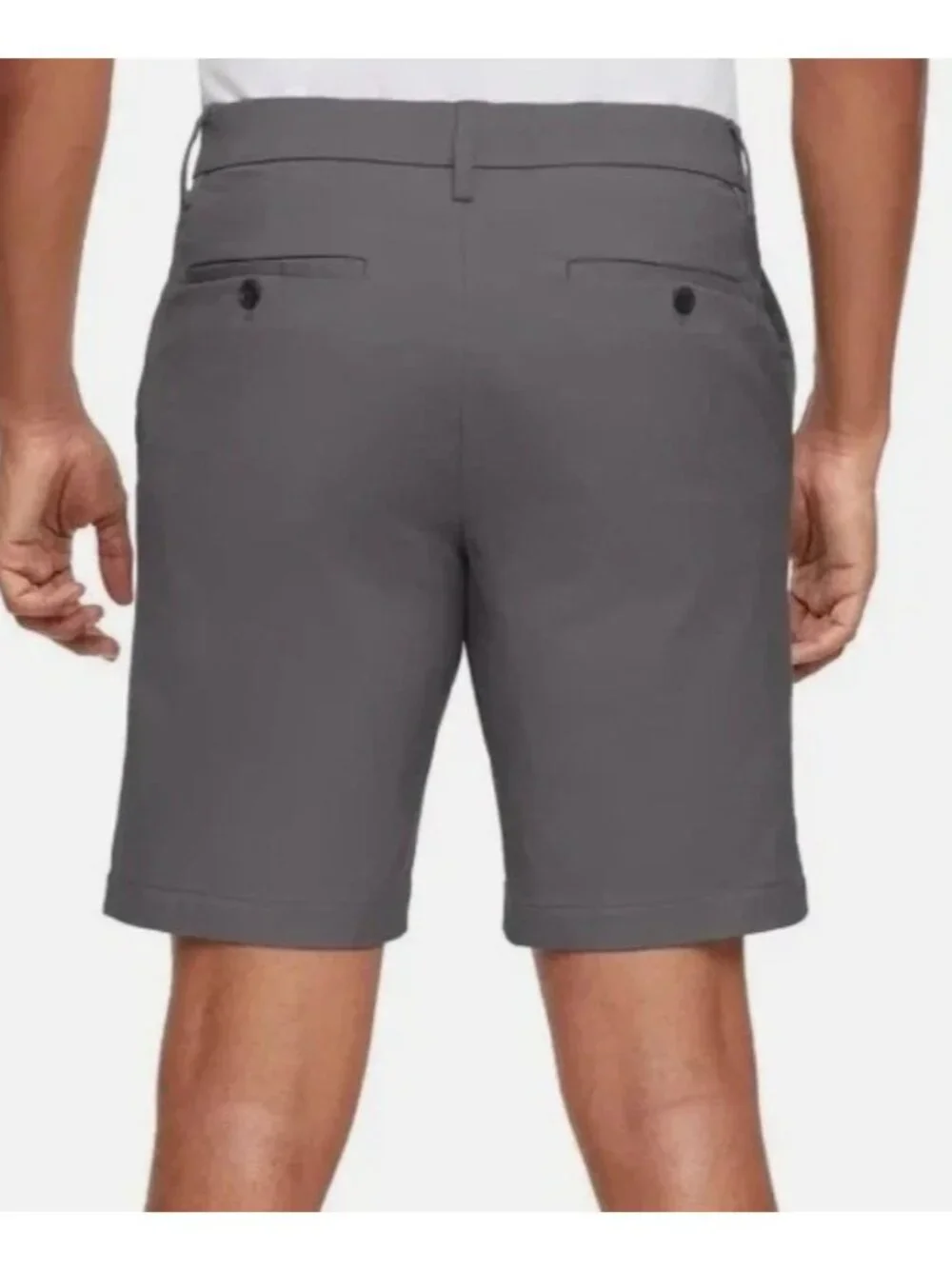 NWT Banana Republic Men's 40 Gray Stretch Chino Shorts